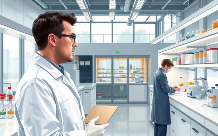 Laboratorios modernos y equipamiento científico en el centro tecnológico de San Adrián.